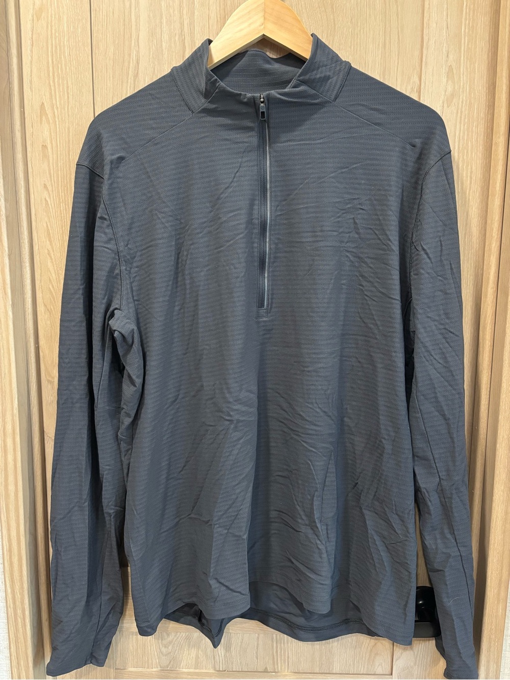 Lululemon Surge Warm 1/2 Zip Pullover Top Size L Mens Running Athleisure M3BBVS